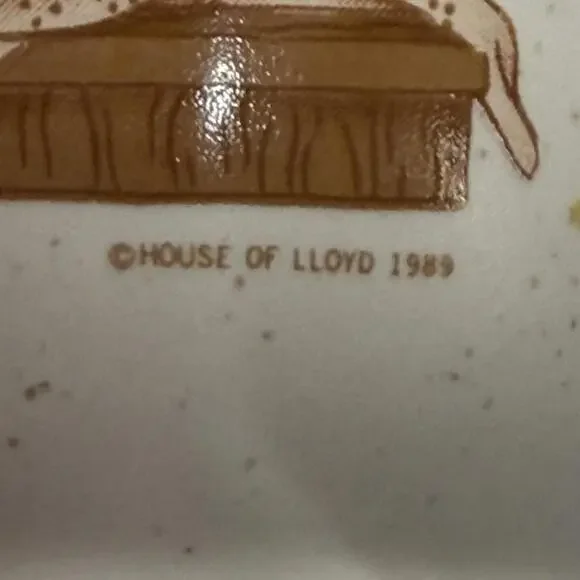 House of Lloyd Baked with love stoneware canister set vintage 1989